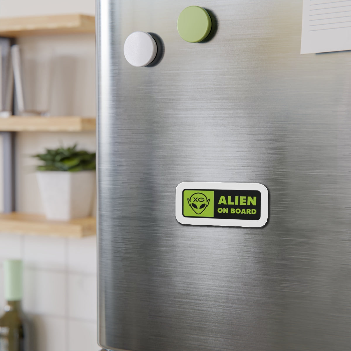 XG Alphaz Merch Alien on Board Magnet