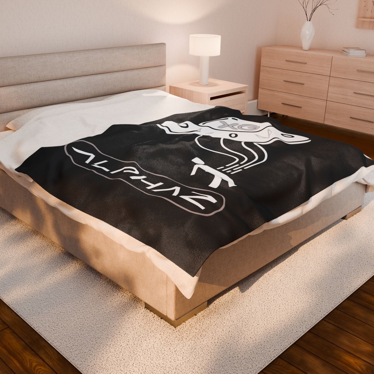 Black XG Alphaz Spaceship Blanket