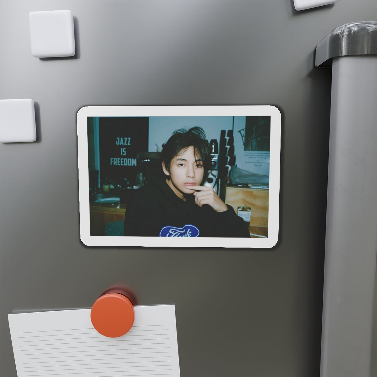 BTS Kim Taehyung Layover Album Photoshoot Jazz is Freedom Magnet