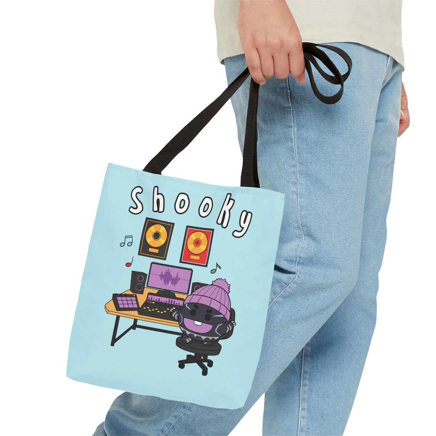 BT21 Shooky Blue Tote Bag Single Design