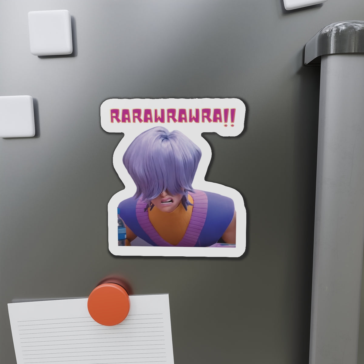 Kpop Demon Hunters Huntrix Zoey Saja Boys Mystery Zoeystery Mystery Saja Barking Magnet