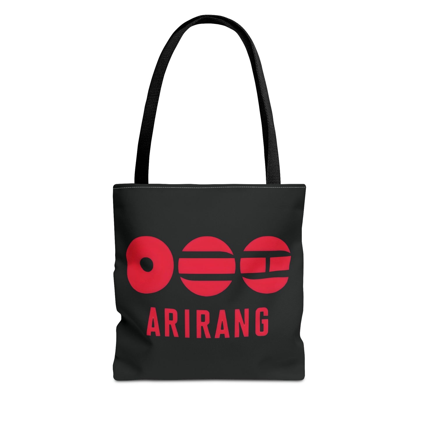 BTS Arirang 2026 World Tour Logo Design 1 Black Tote Bag