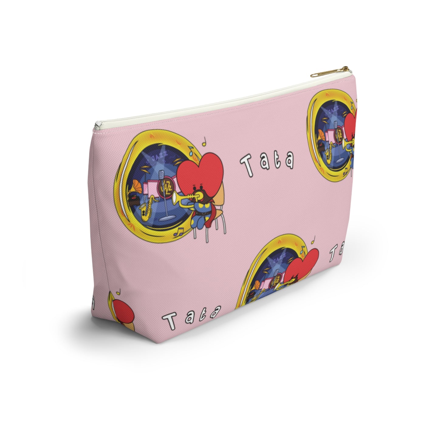 BT21 Tata Pink Pattern Travel Bag