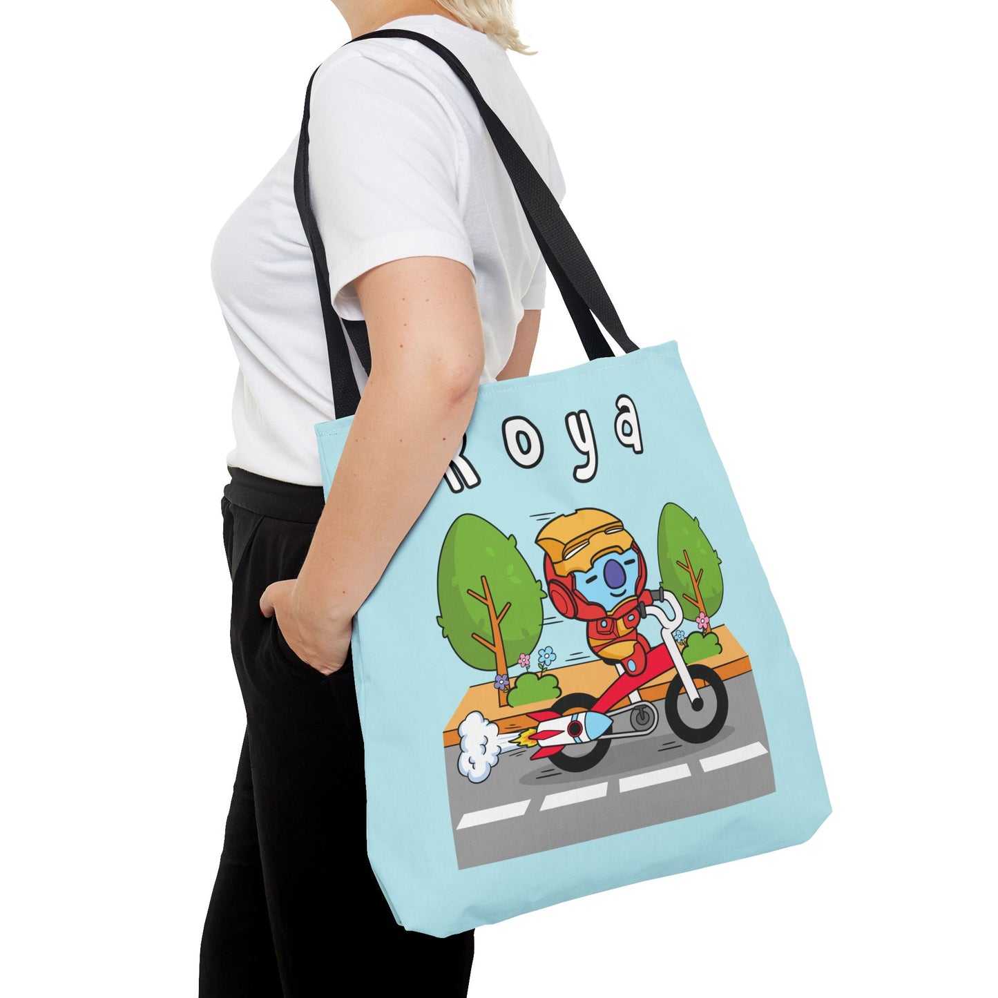 BT21 Koya Blue Tote Bag Single Design