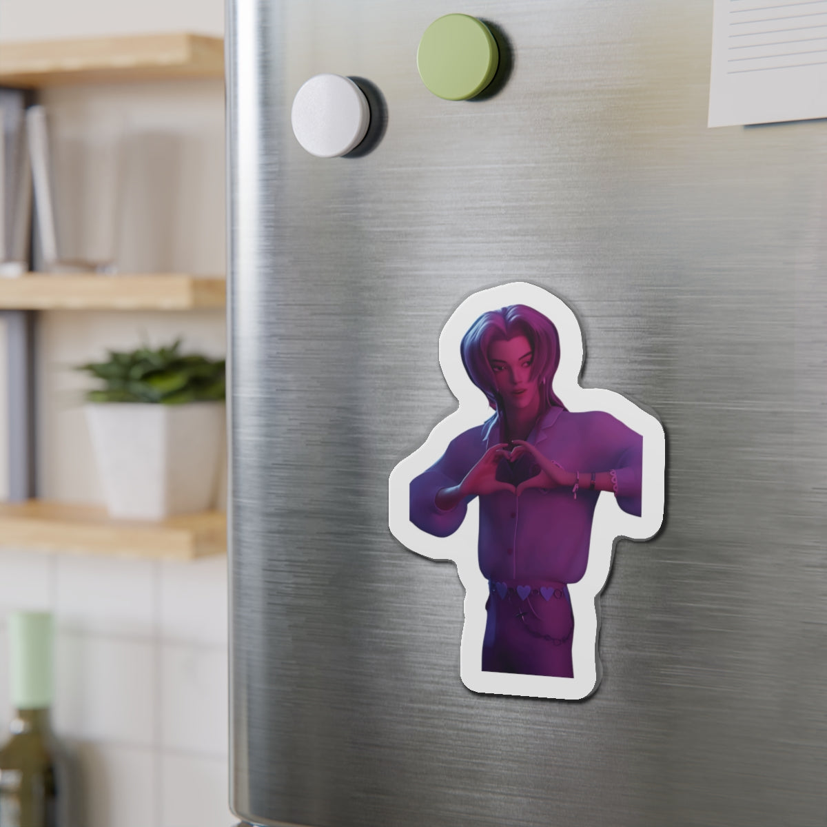 Kpop Demon Hunters Saja Boys Romance Saja Heart Magnet