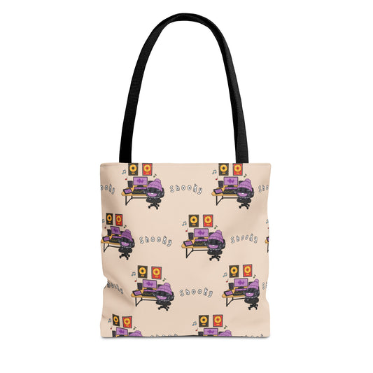 BT21 Shooky Beige Tote Bag Pattern Design