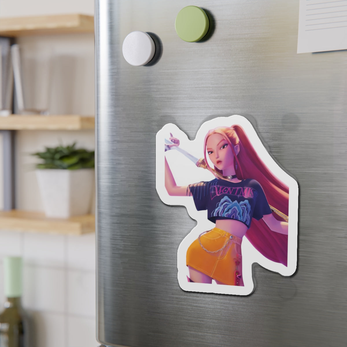 Kpop Demon Hunters Huntrix Mira Posing Portrait Magnet