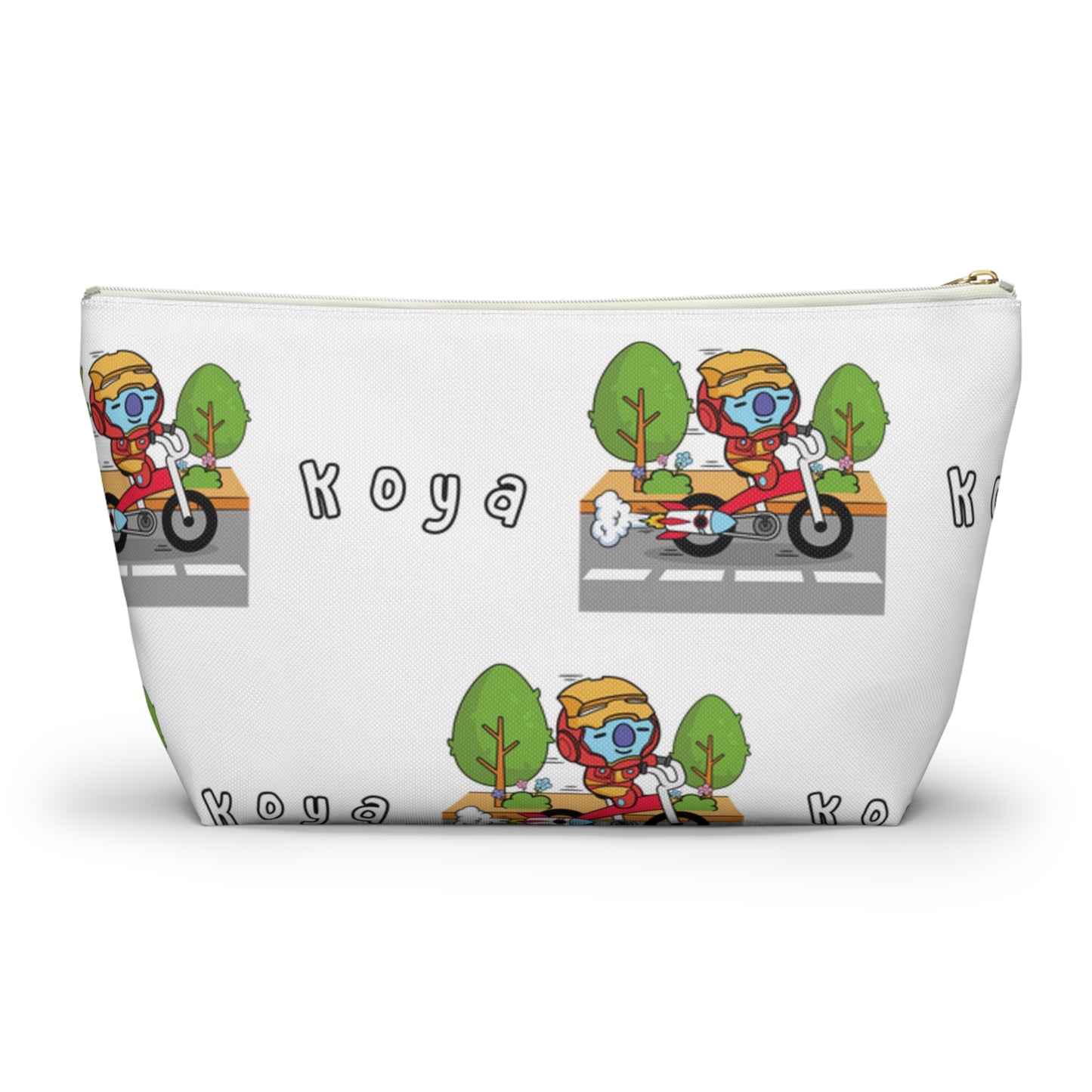 BT21 Koya White Pattern Travel Bag