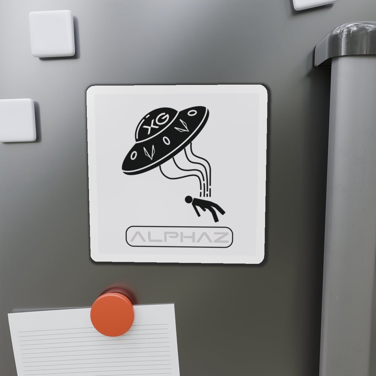 Light Gray XG Jurin Spaceship Magnet