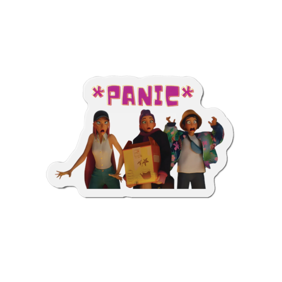 Kpop Demon Hunters Huntrix Rumi Mira Zoey Alley Quick Hide Pose 2 Magnet