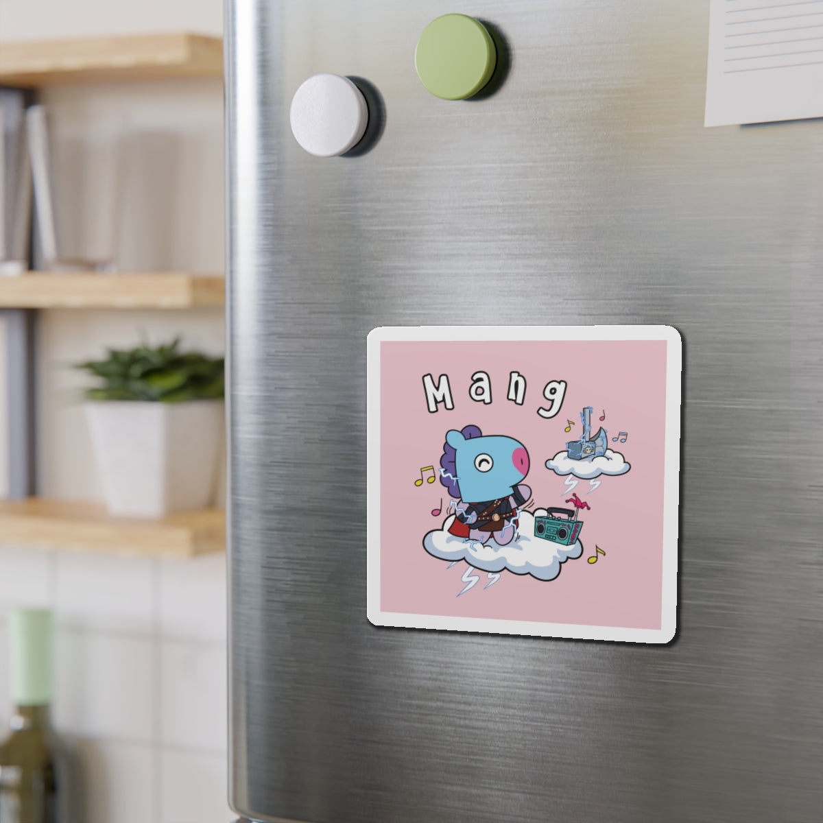 BT21 Mang Pink Magnet