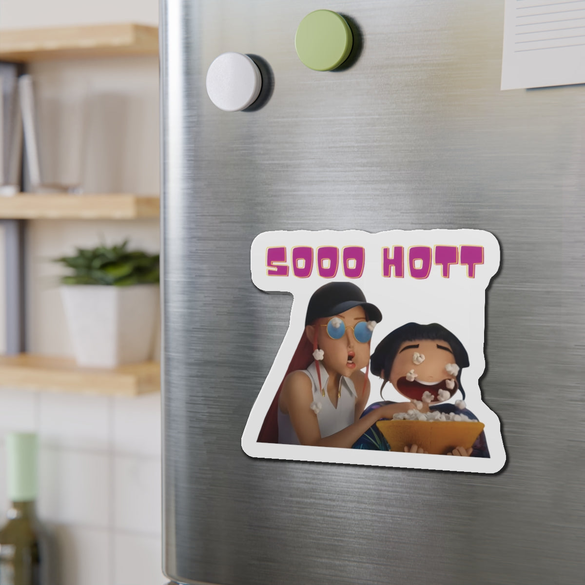 Kpop Demon Hunters Huntrix Mira And Zoey Soo Hott Magnet