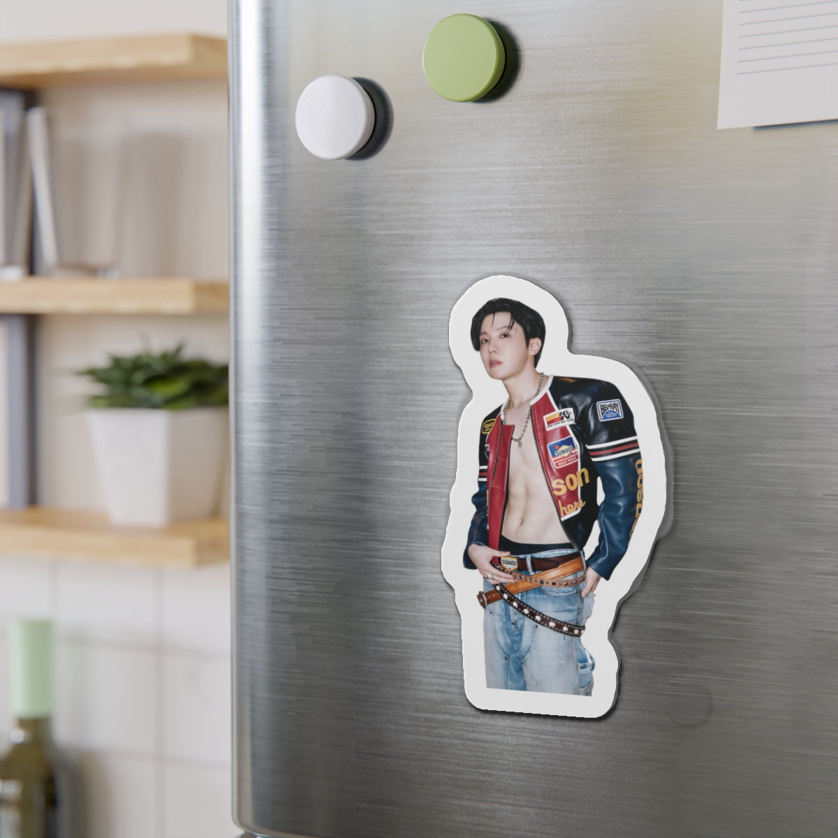 Jhope Killing It Girl Showing Off Abs Color Image Magnet