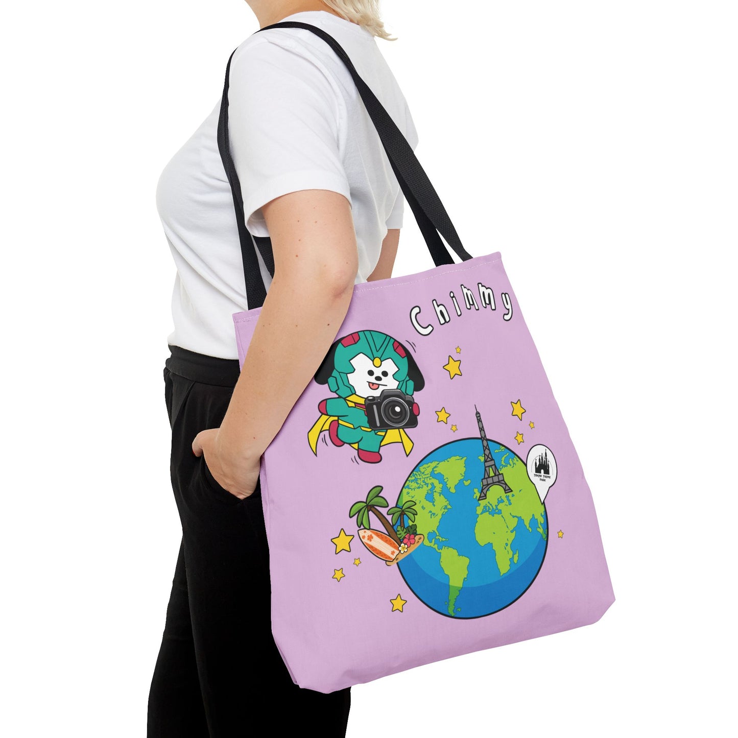 BT21 Chimmy Purple Tote Bag Single Design