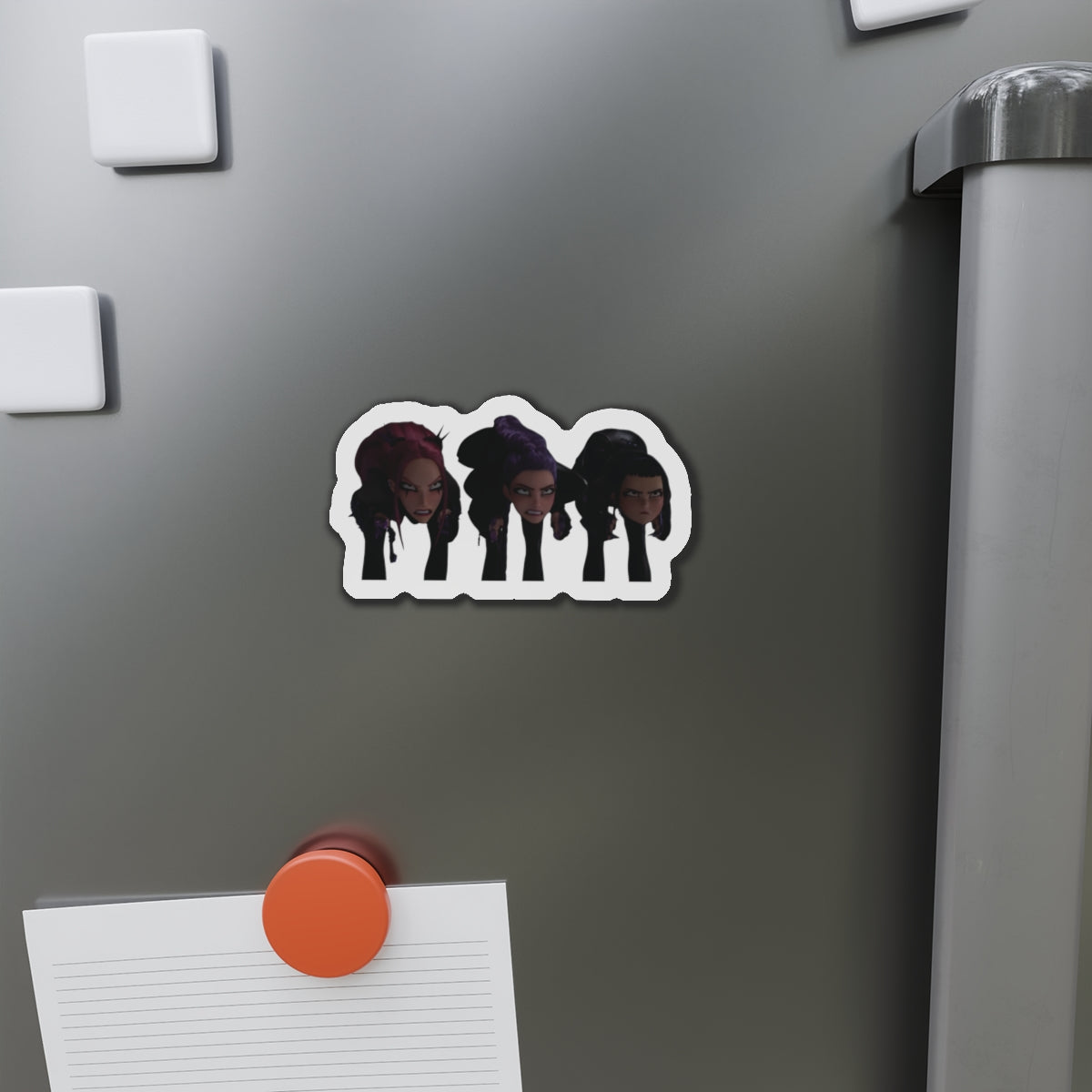 Kpop Demon Hunters Huntrix Rumi Mira Zoey Oww My Back Magnet