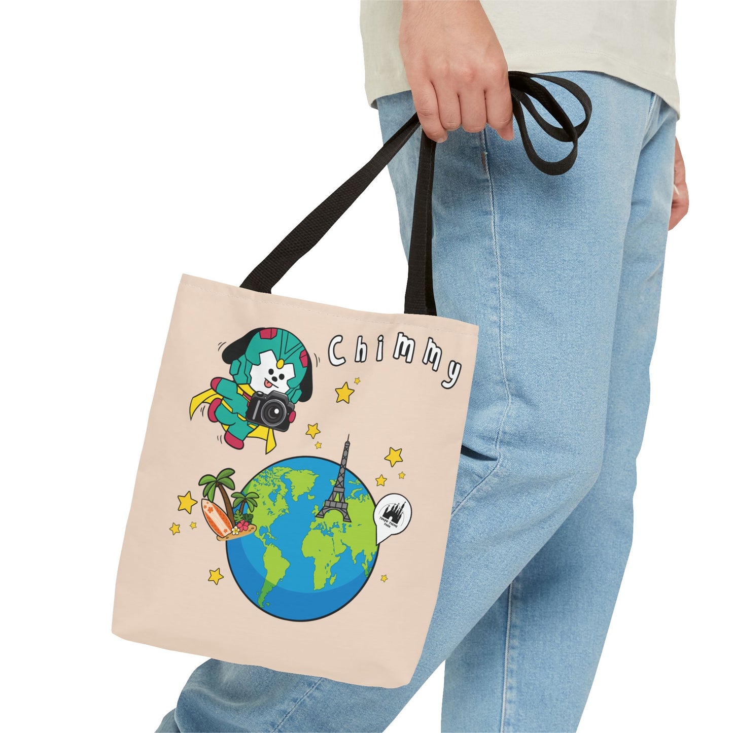 BT21 Chimmy Beige Tote Bag Single Design