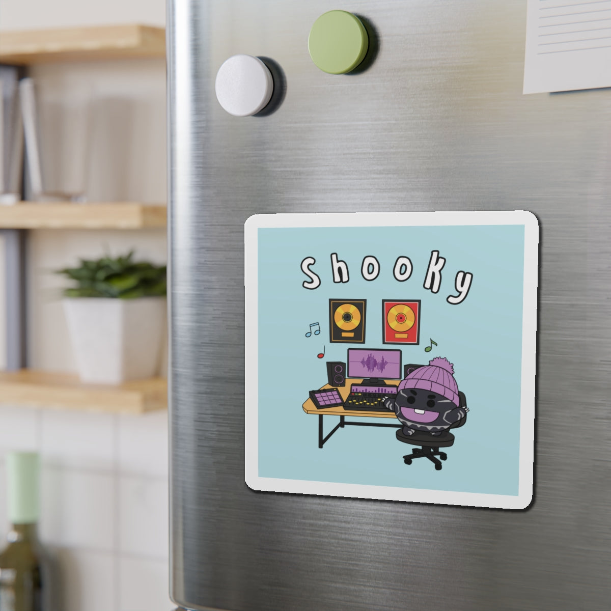 BT21 Shooky Blue Magnet