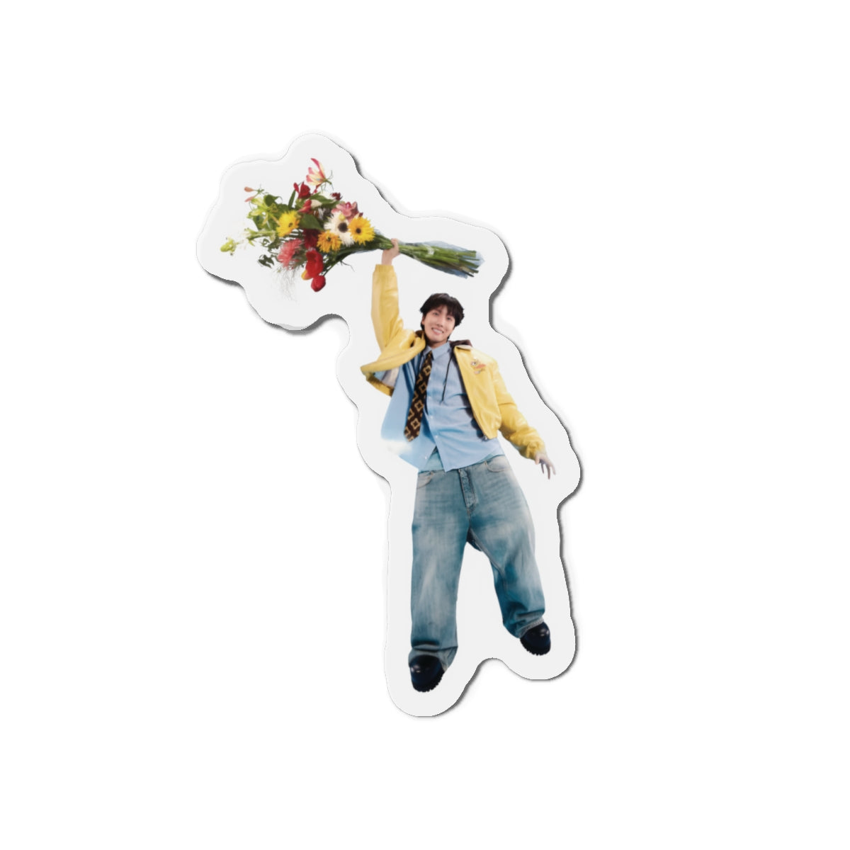 Jhope Sweet Dreams Holding Flowers Photoshoot Magnet