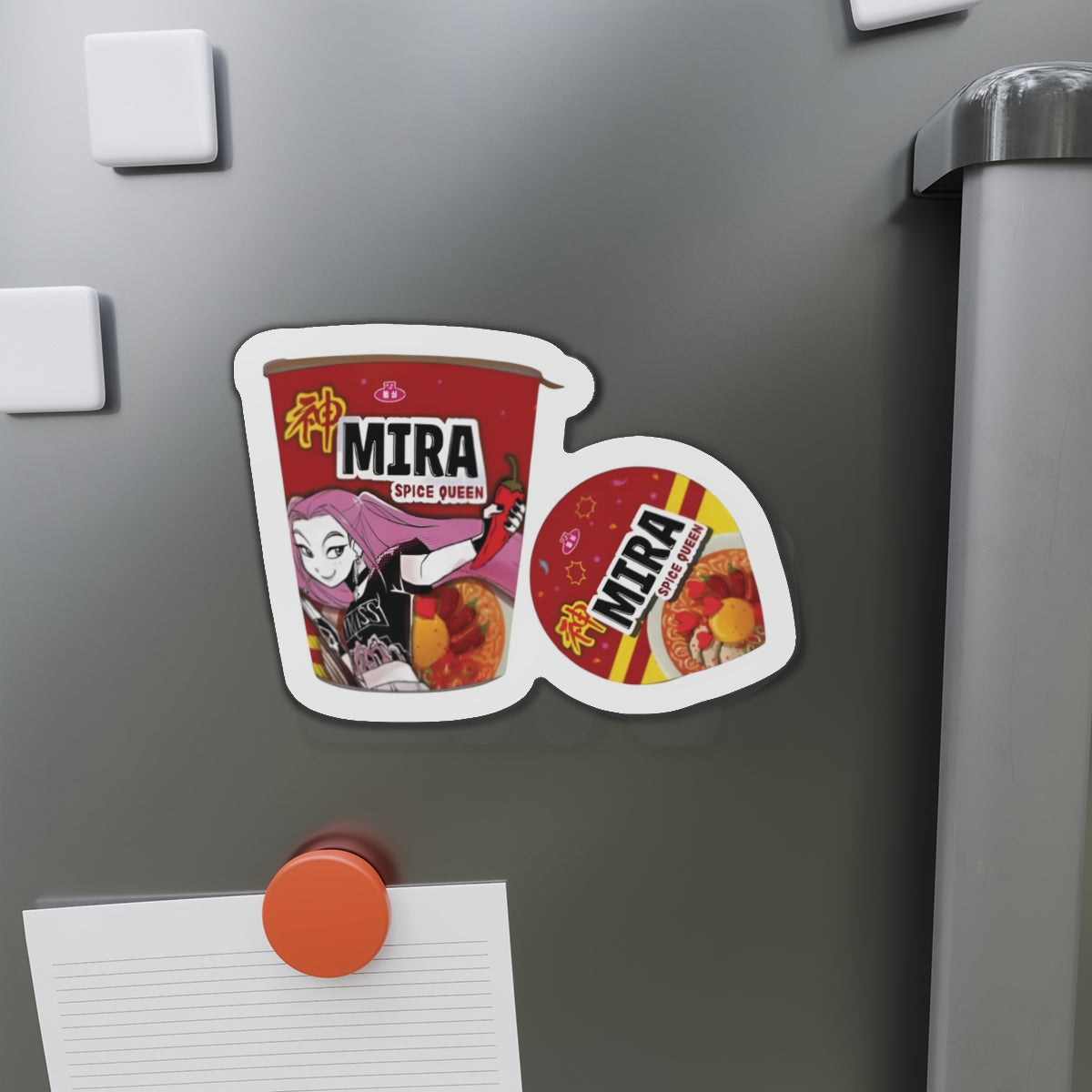 Kpop Demon Hunters Huntrix Mira Ramen Cup Magnet