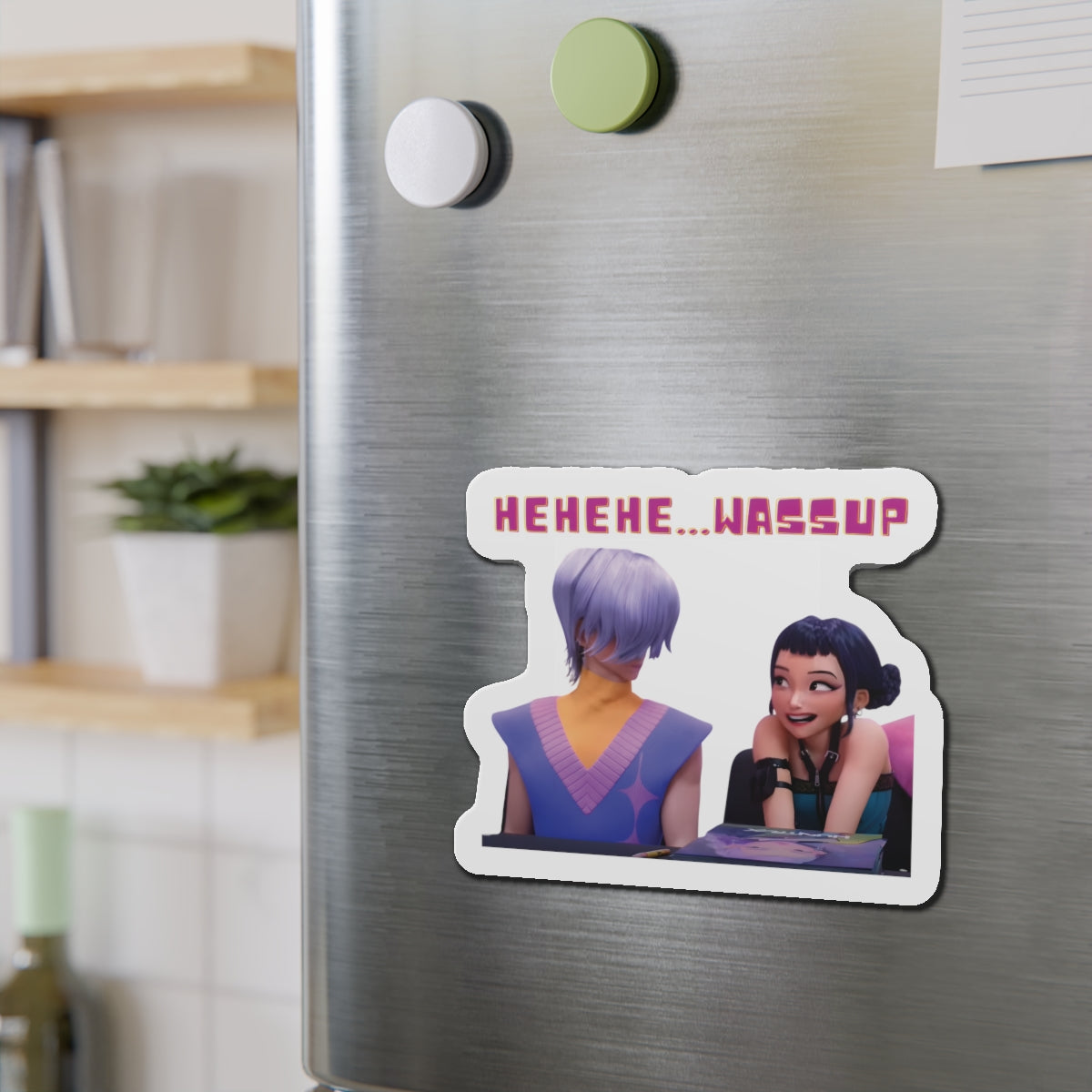 Kpop Demon Hunters Huntrix Zoey Saja Boys Mystery Zoeystery Fan Signing Magnet