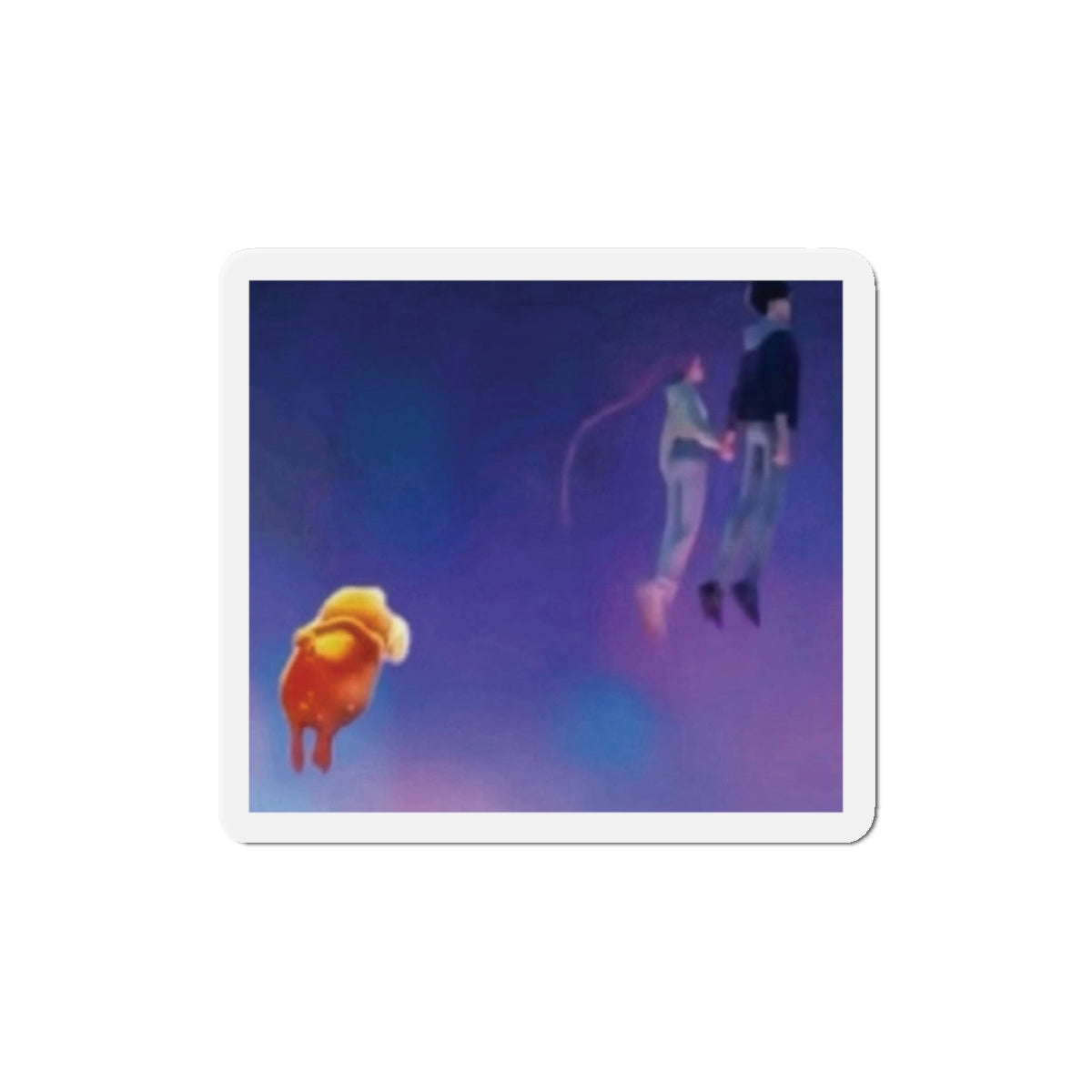 Kpop Demon Hunters Rumi and Jinu Rujinu Lorax Meme Magnet