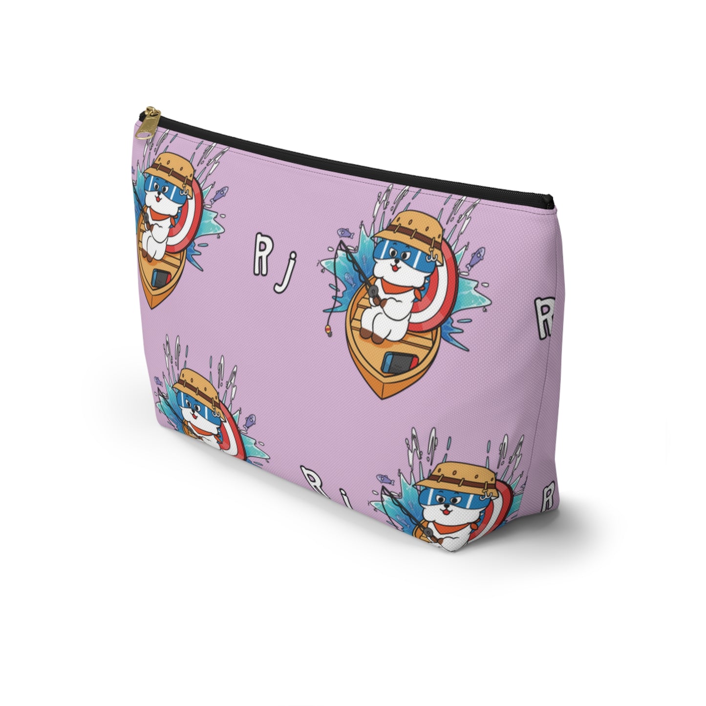 BT21 RJ Purple Pattern Travel Bag