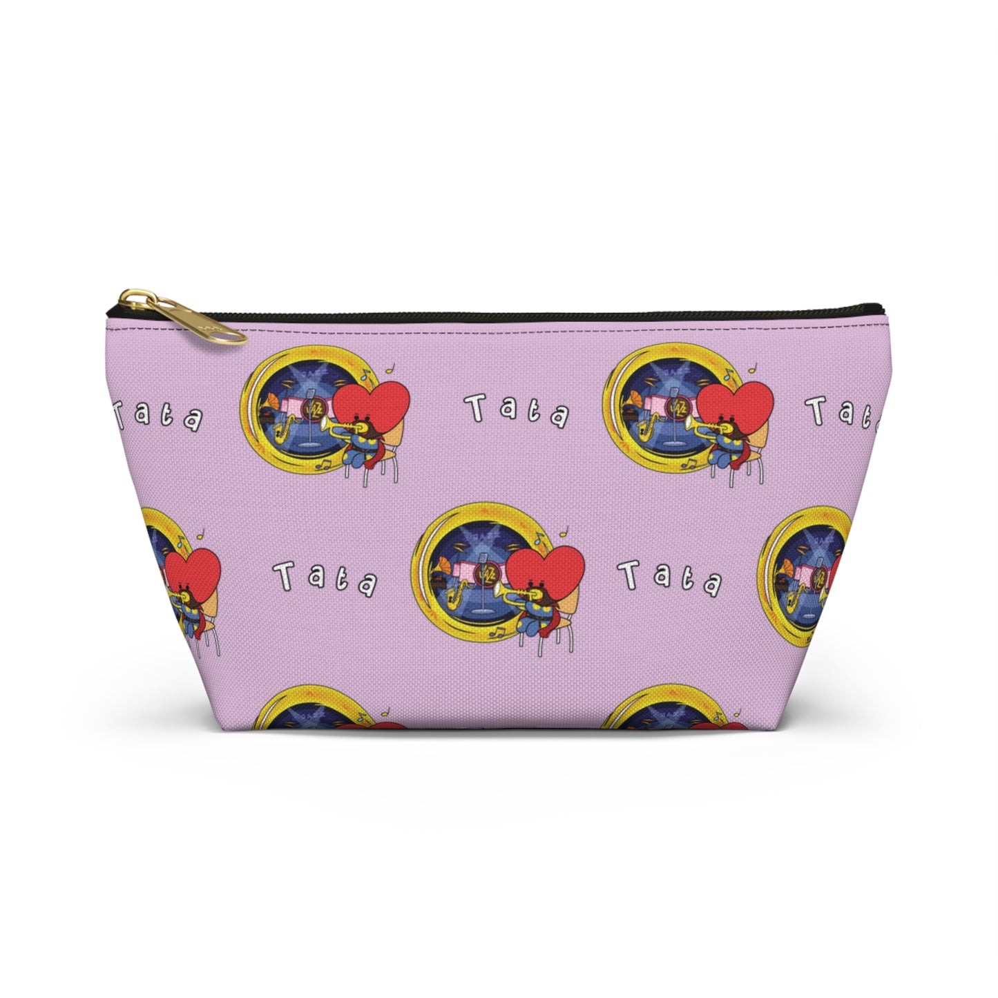 BT21 Tata Purple Pattern Travel Bag