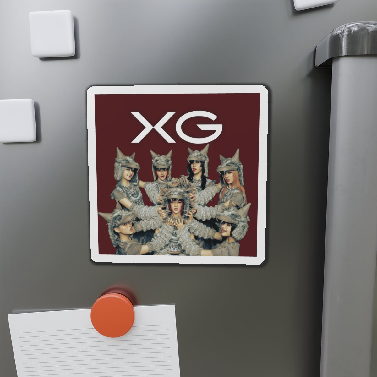 Maroon BG XG Woke Up Magnet 2