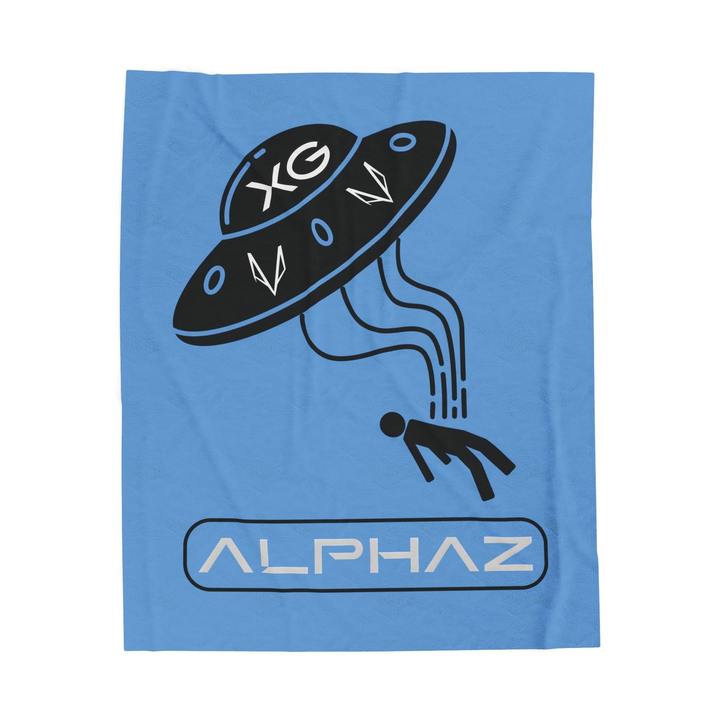 Blue XG Hinata Spaceship Blanket