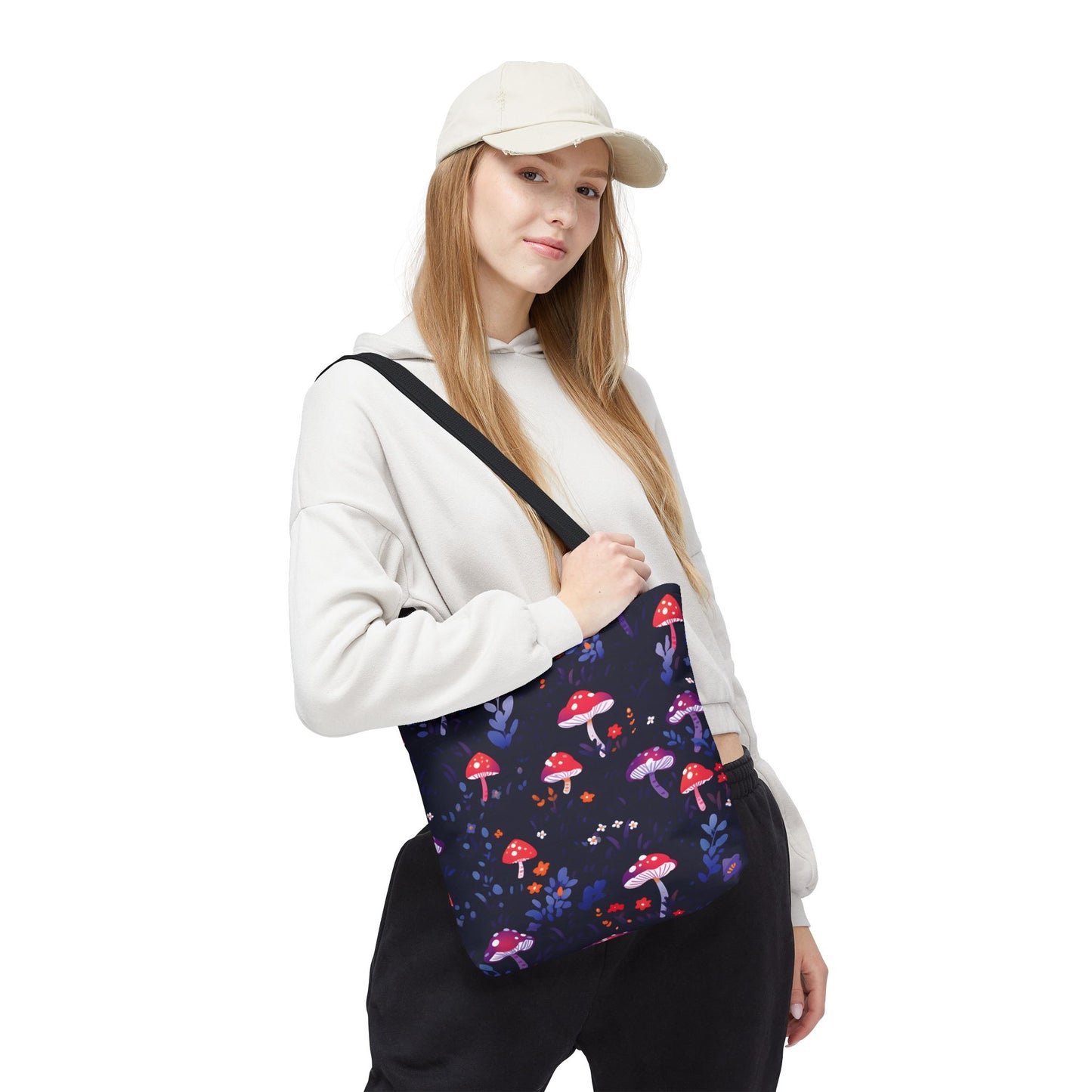 Mushroom Pattern Tote Bag Design 9
