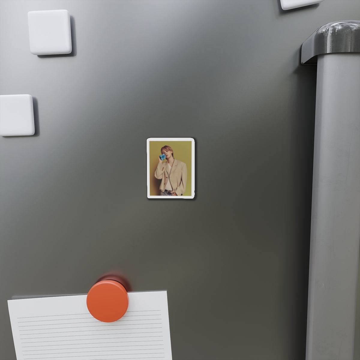 BTS Park Jimin Muse Album Photoshoot Yellow Background Magnet