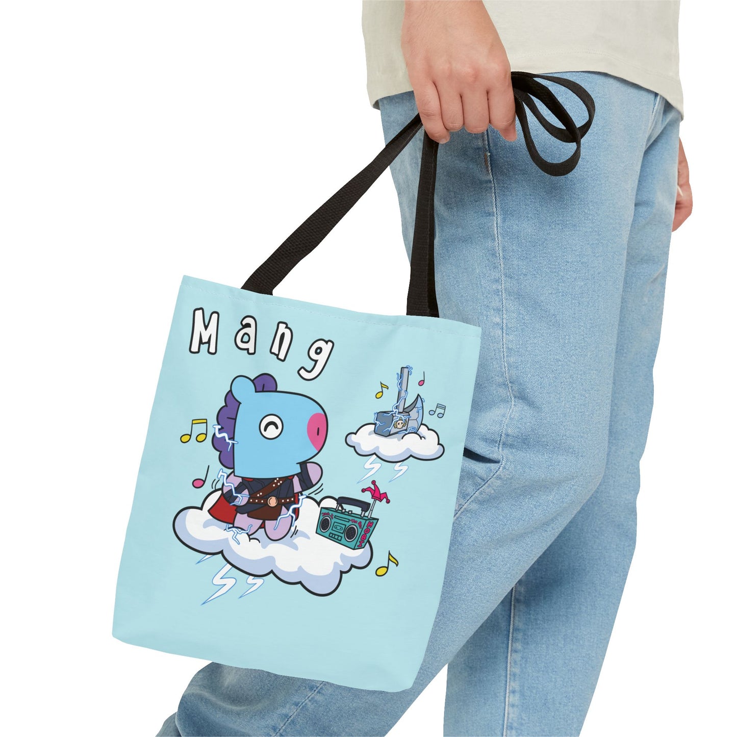 BT21 Mang Blue Tote Bag Single Design