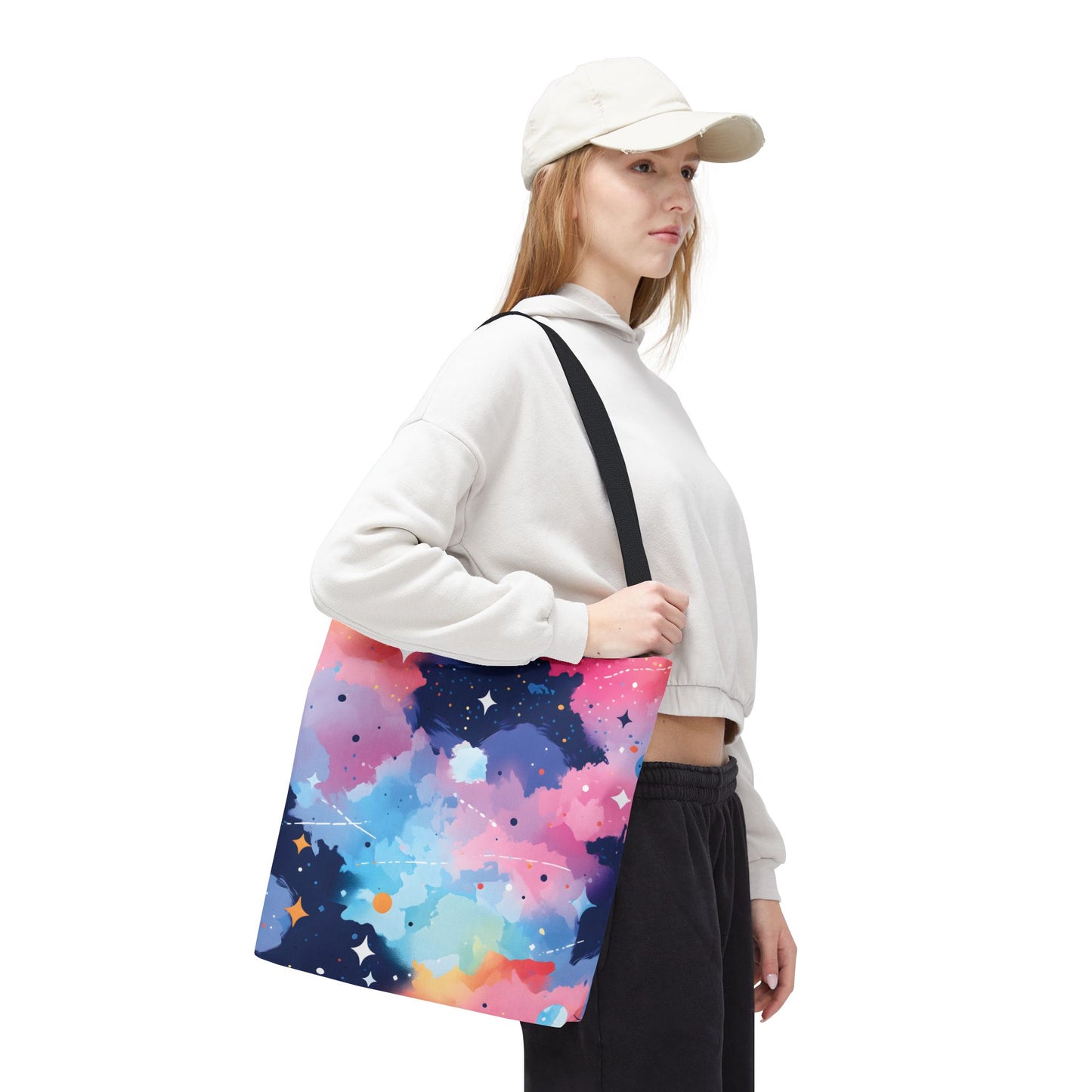 Colorful Space Pattern Tote Bag Design 9