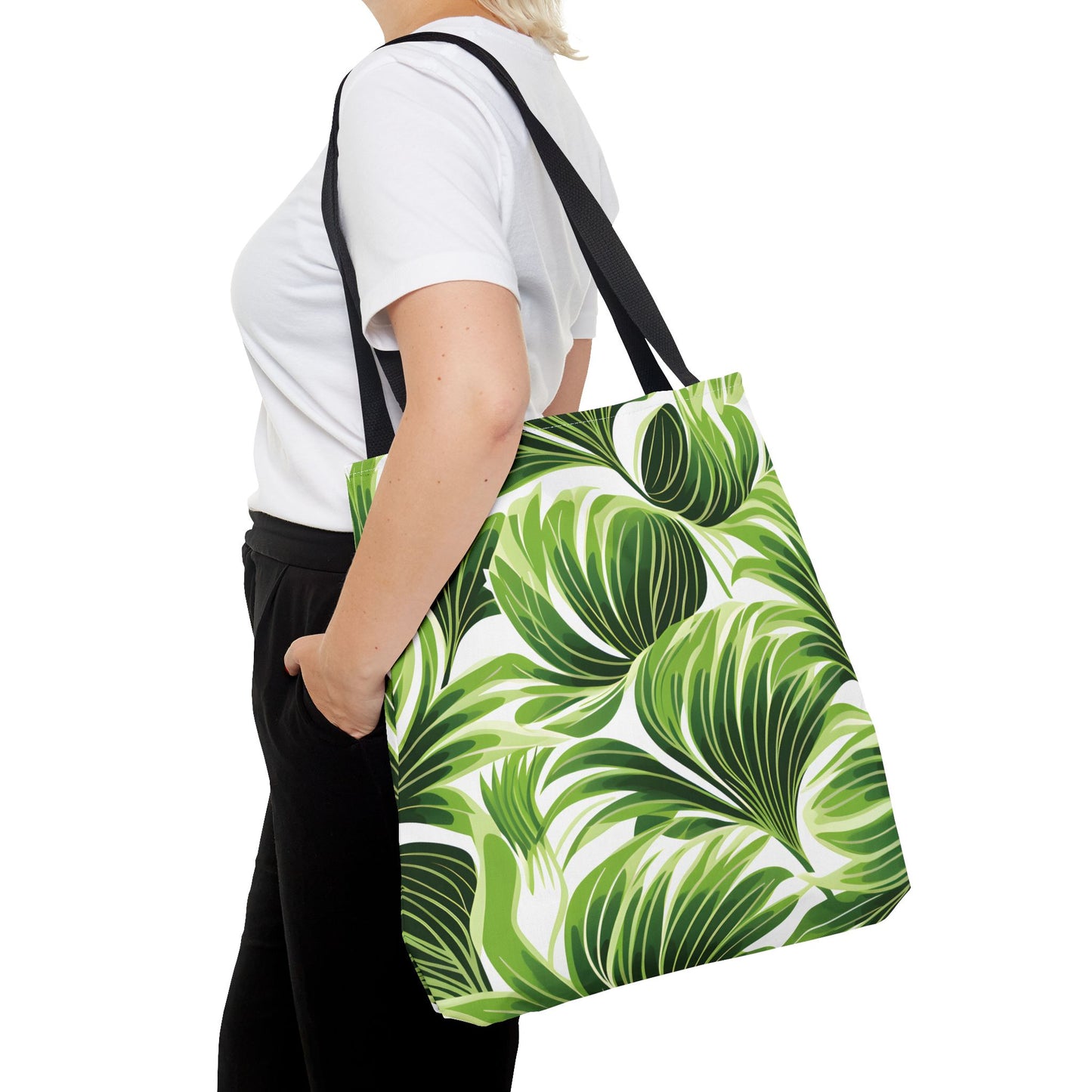 Plant Pattern Tote Bag Design 3