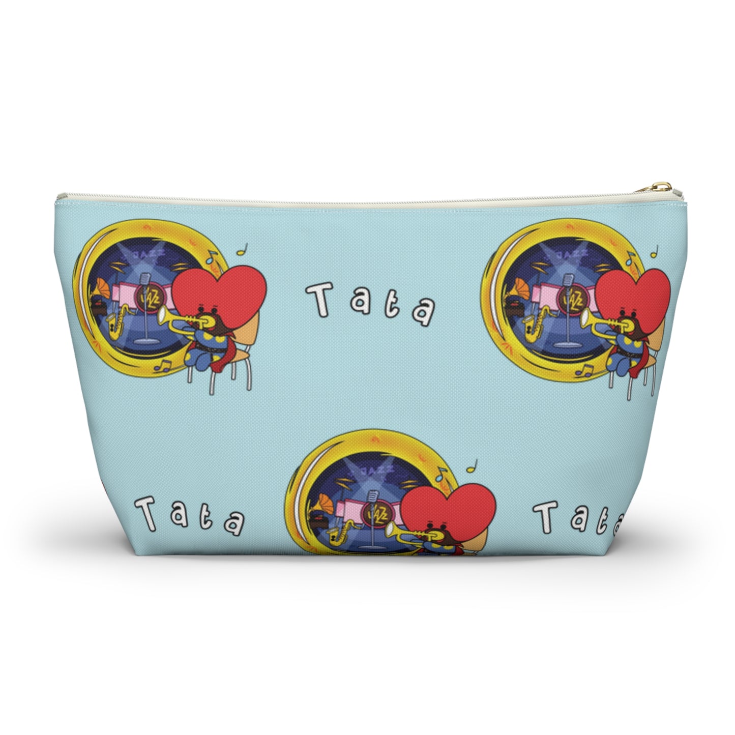 BT21 Tata Blue Pattern Travel Bag