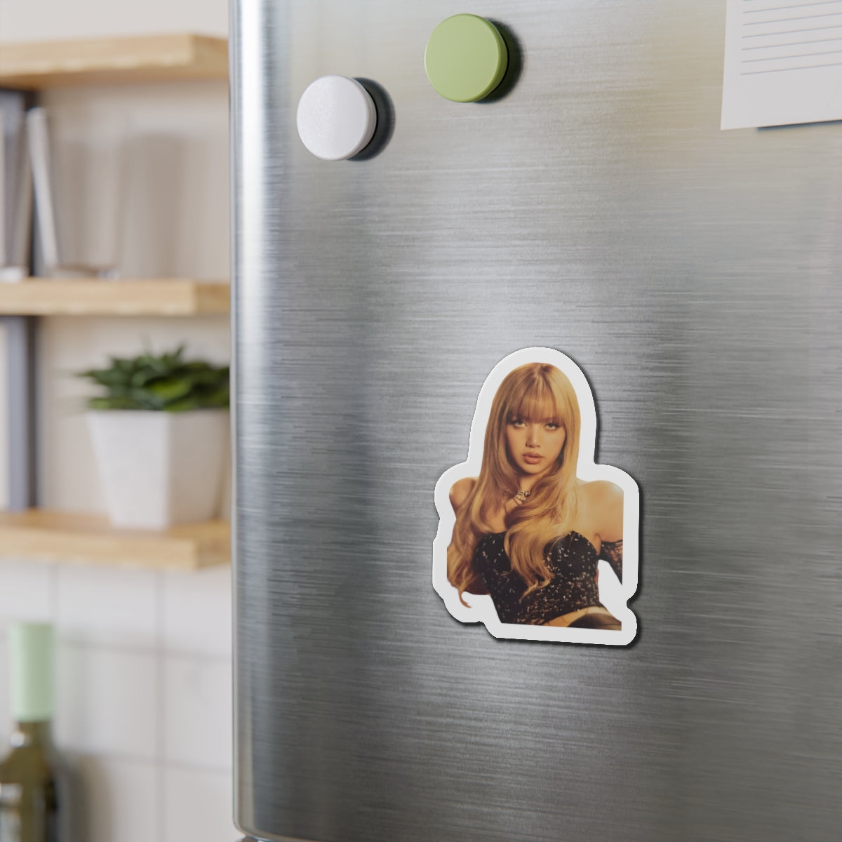 Lalisa Manoban Blackppink Gift for Lisa Fans Lillies Magnet Design 7