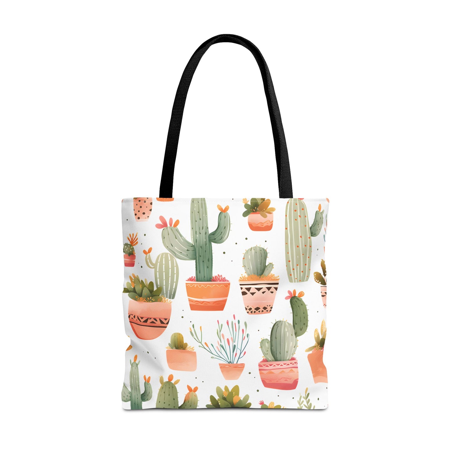 Cactus Pattern Tote Bag Design 11