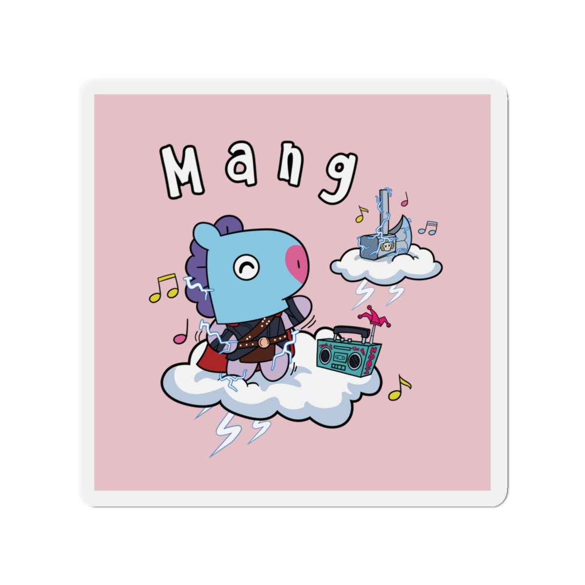 BT21 Mang Pink Magnet