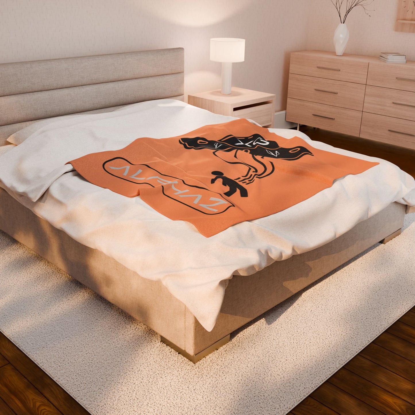 Orange XG Juria Spaceship Blanket