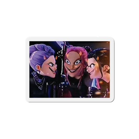 Kpop Demon Hunters Huntrix Rumi Mira Zoey Scheming Against Saja Boys Meme Magnet