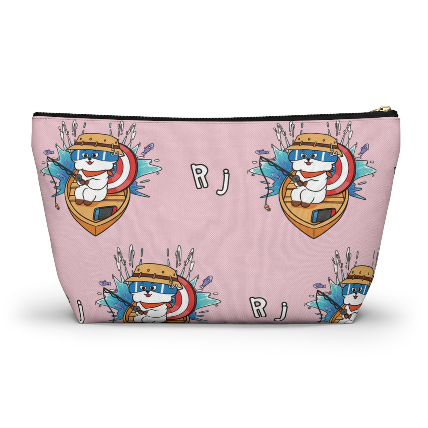 BT21 RJ Pink Pattern Travel Bag