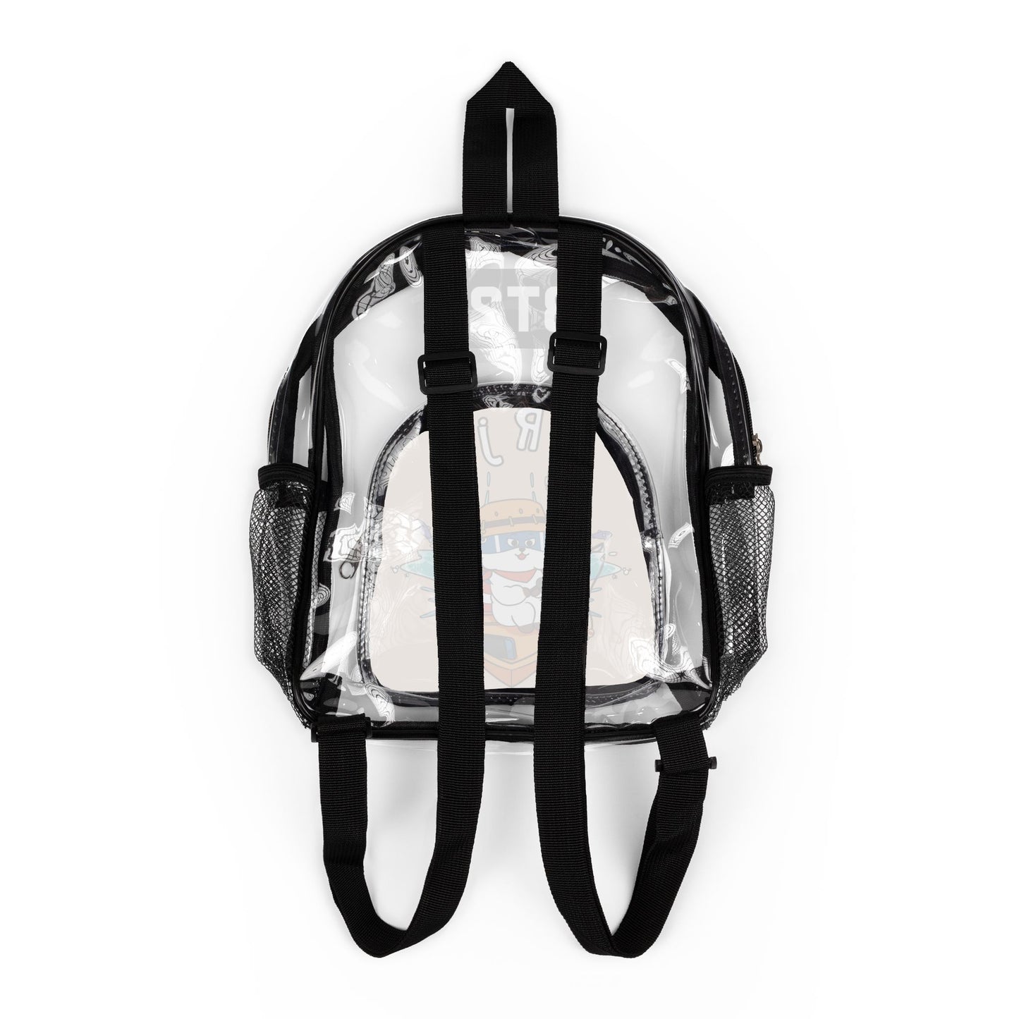 BT21 RJ Clear Stadium Concert Bag With Beige Background