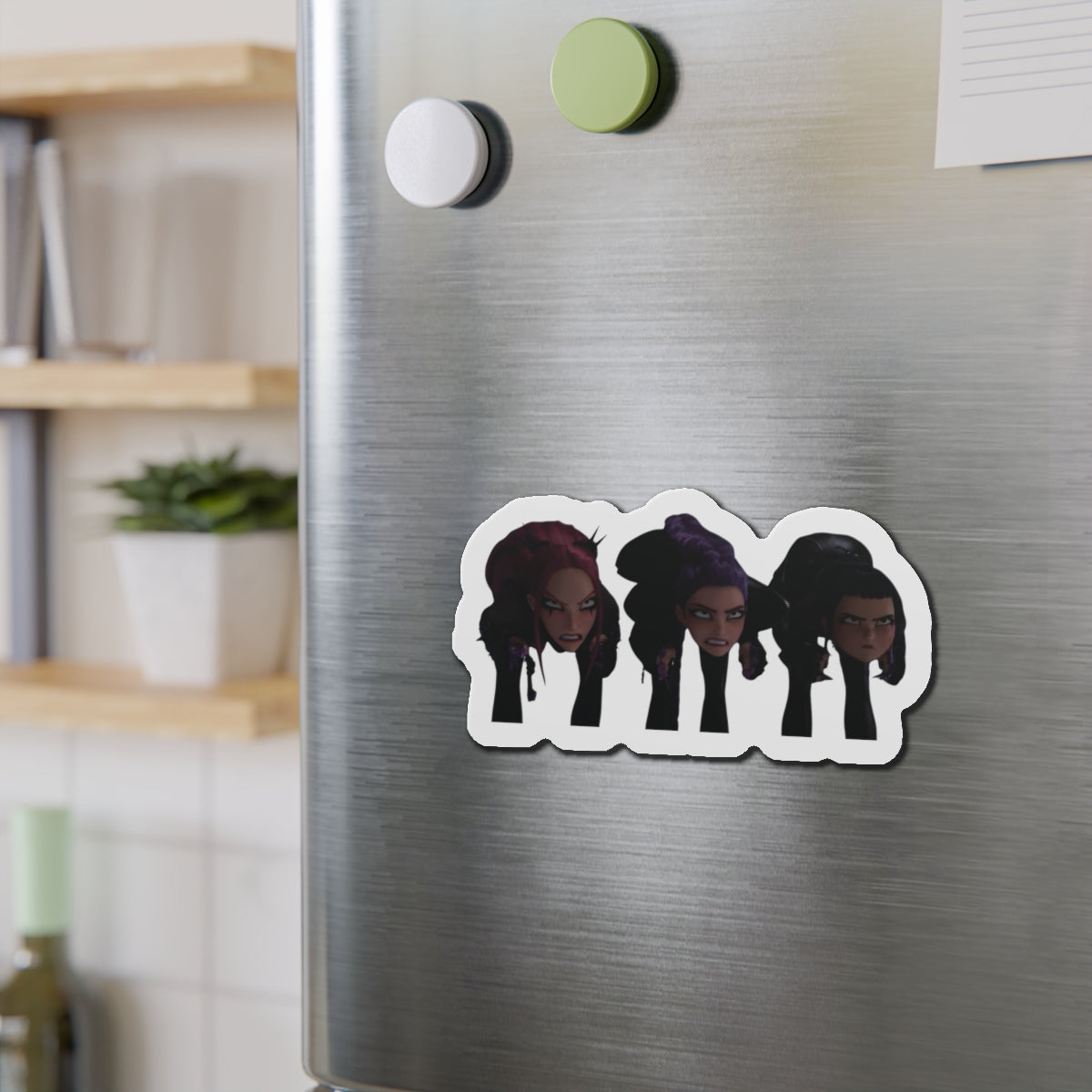 Kpop Demon Hunters Huntrix Rumi Mira Zoey Oww My Back Magnet