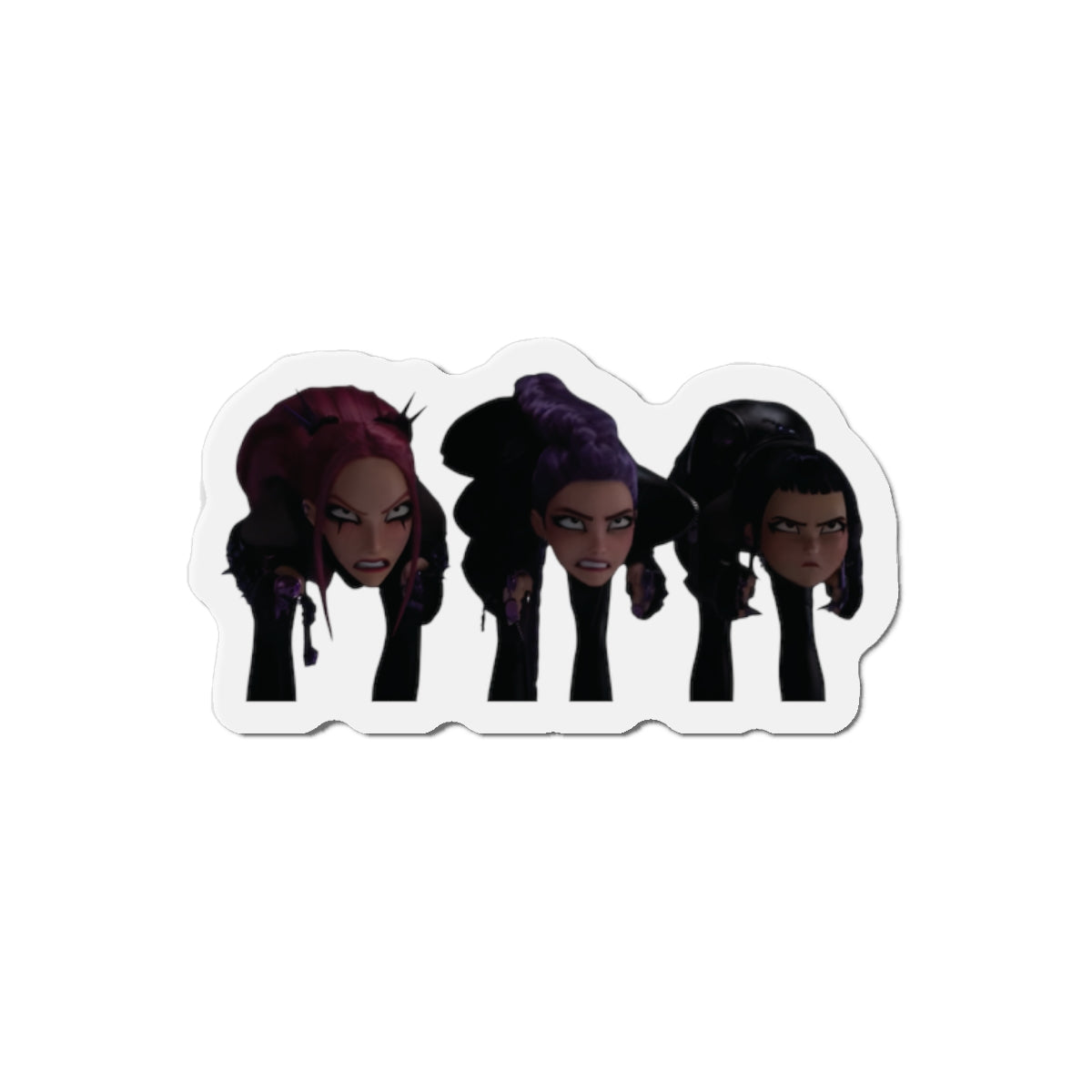 Kpop Demon Hunters Huntrix Rumi Mira Zoey Oww My Back Magnet