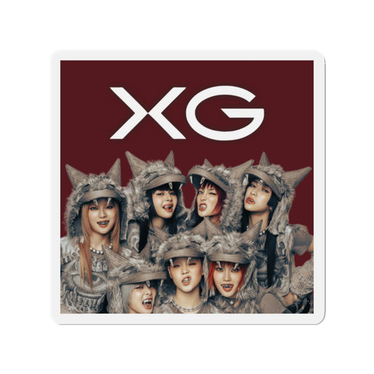 Maroon BG XG Woke Up Magnet 1