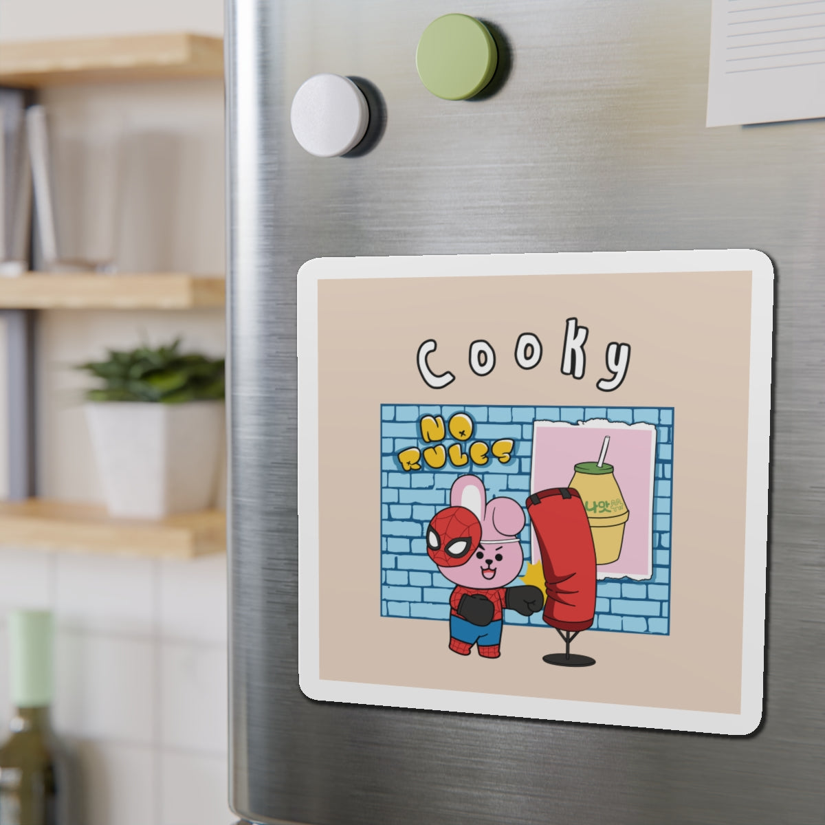 BT21 Cooky Beige Magnet