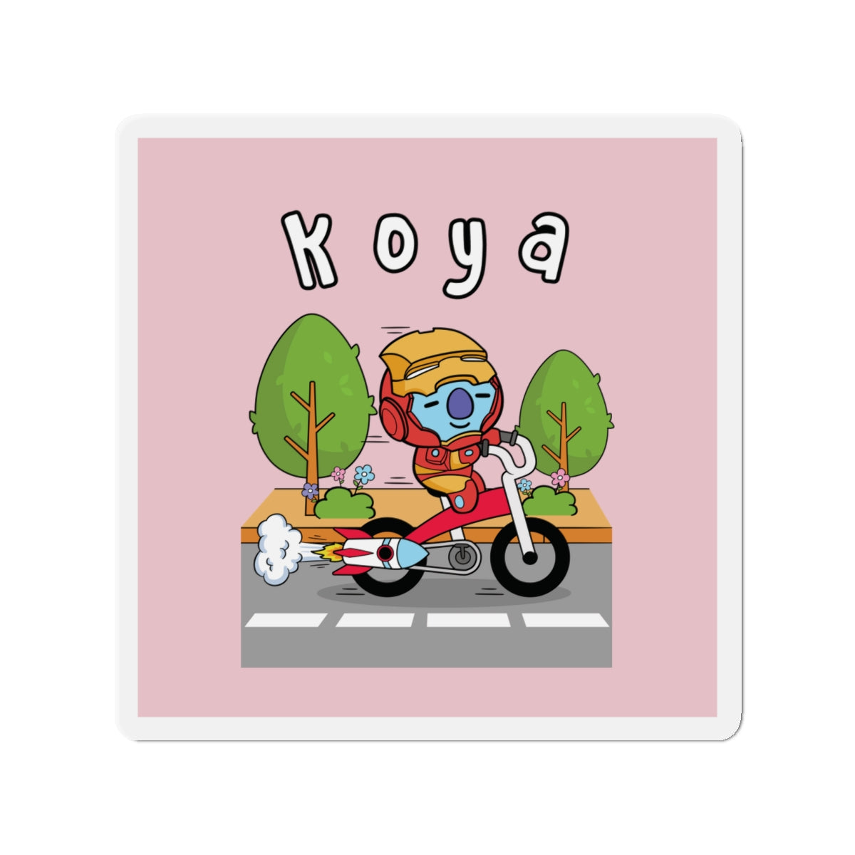BT21 Koya Pink Magnet