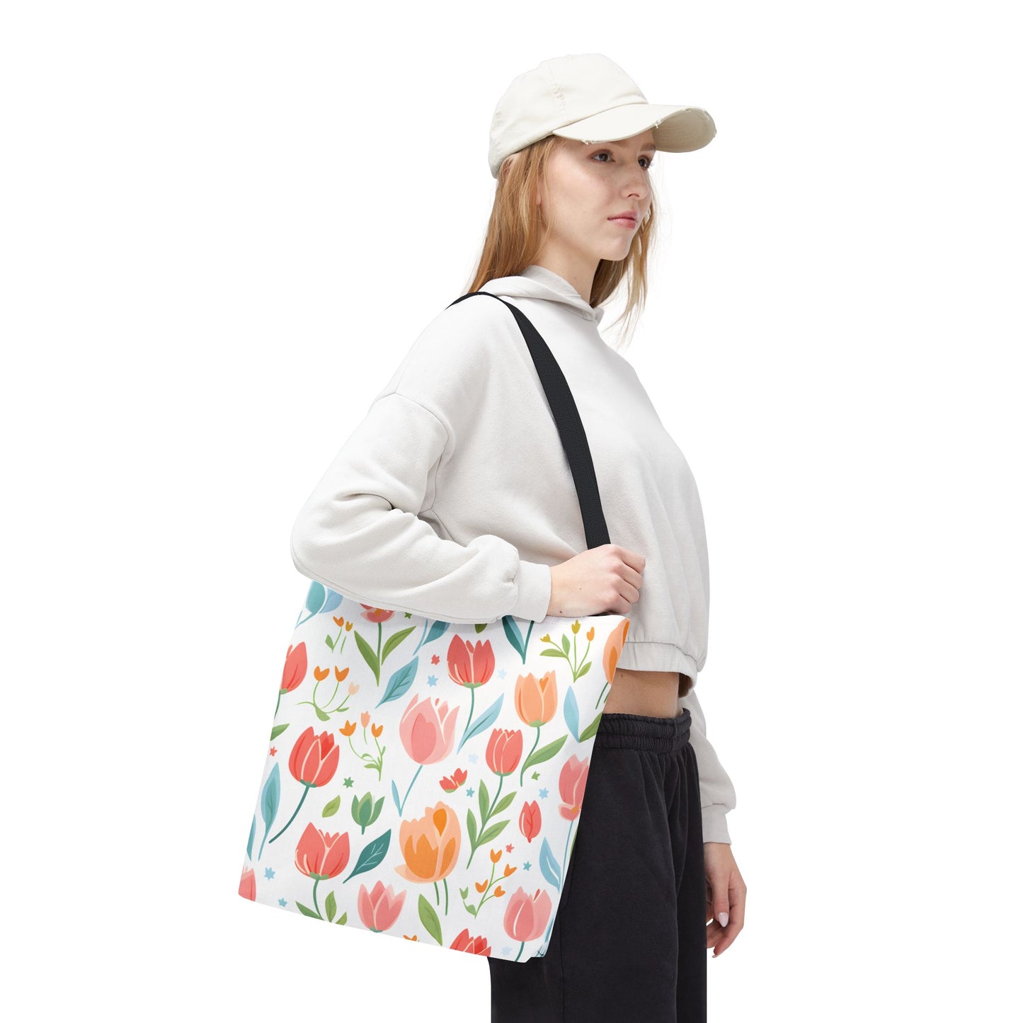 Tulips Pattern Tote Bag Design 6