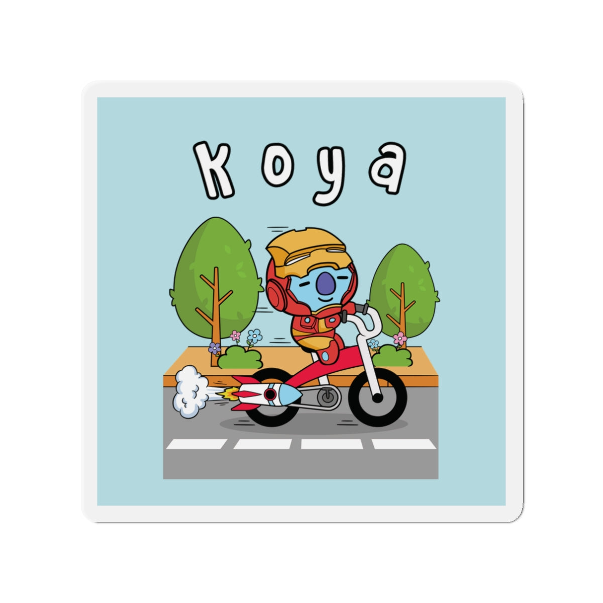 BT21 Koya Blue Magnet