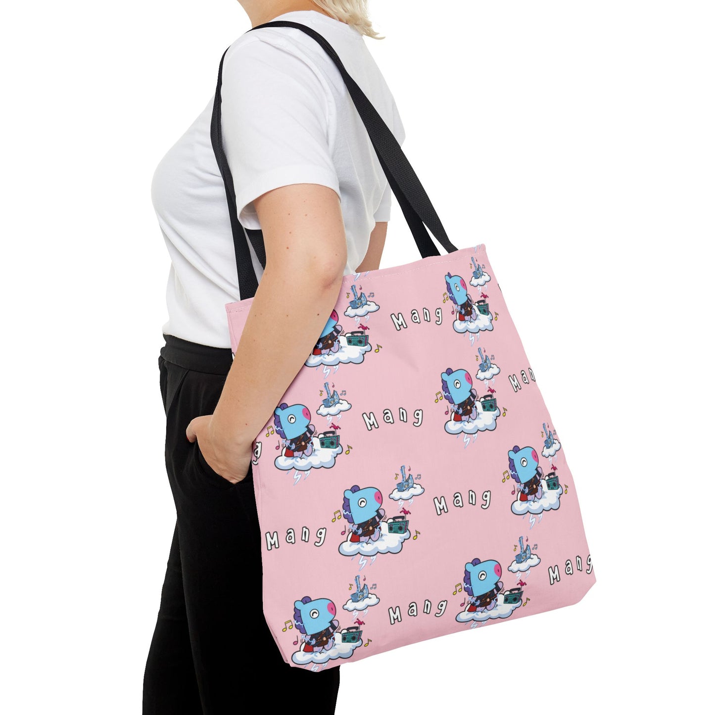 BT21 Mang Pink Tote Bag Pattern Design